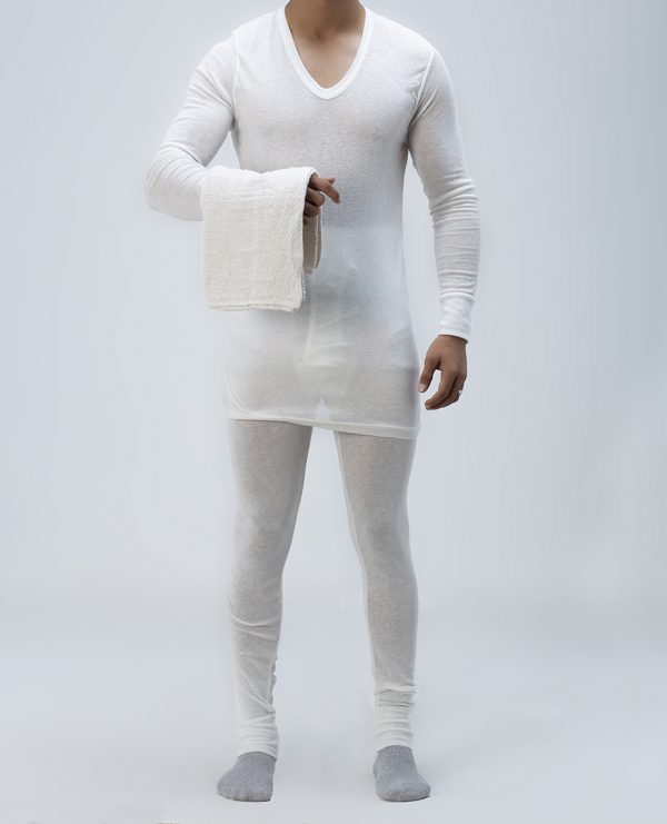 Cotton winter underwear set with towel Epitex UK